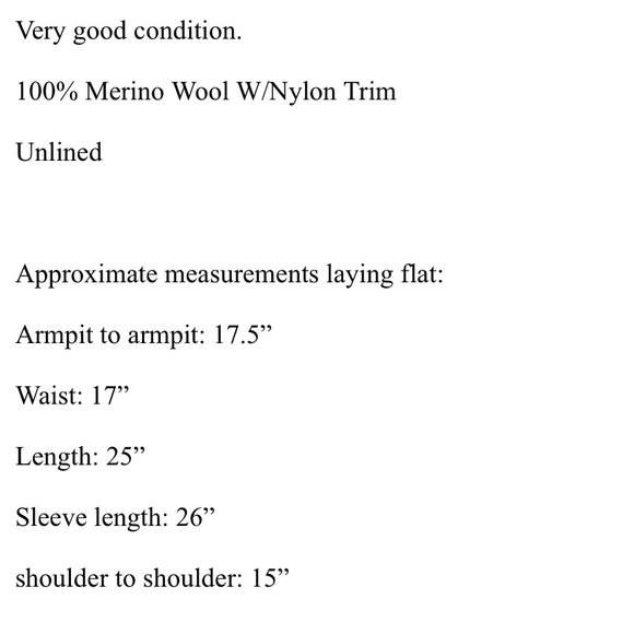 Eileen Fisher High Collar Wool Sweater Jacket - Picture 8 of 8